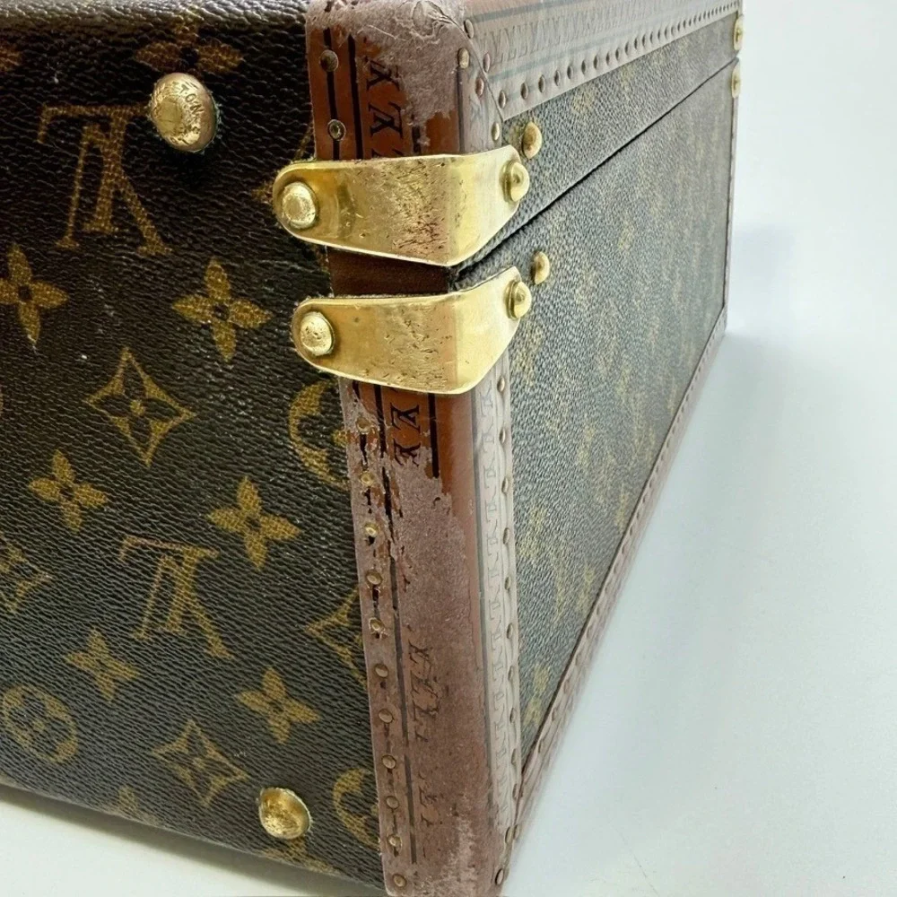 Rare Vintage Louis Vuitton Super President Luggage Monogram Made in France‎